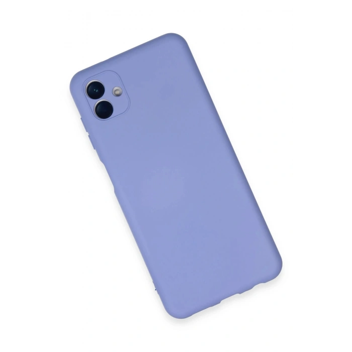 Newface Samsung Galaxy A04E Kılıf Nano içi Kadife Silikon - Lila