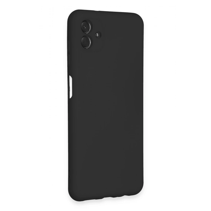 Newface Samsung Galaxy A04E Kılıf Nano içi Kadife Silikon - Siyah