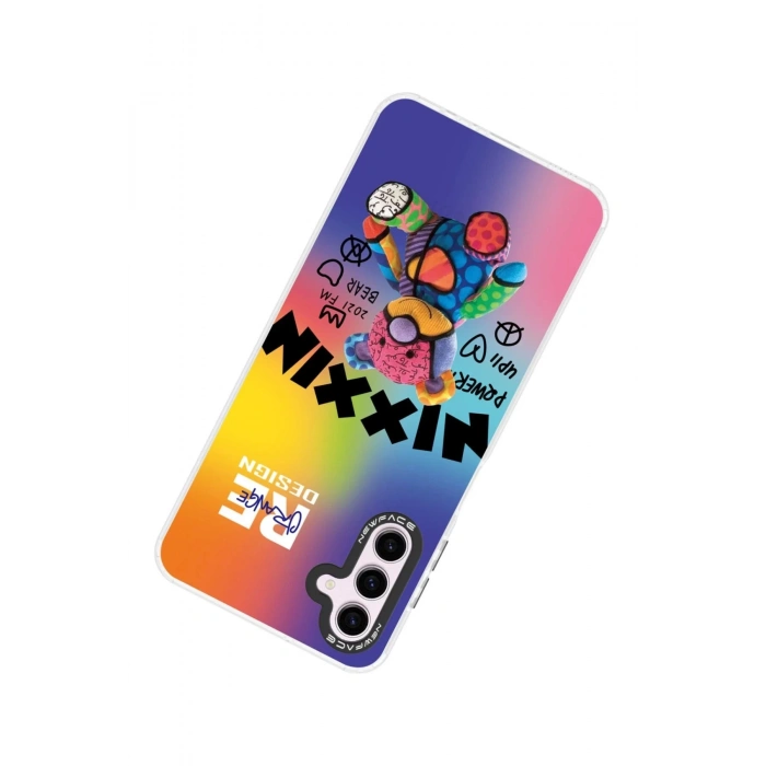 Newface Samsung Galaxy A04S Kılıf Estoril Desenli Kapak - Estoril - 11