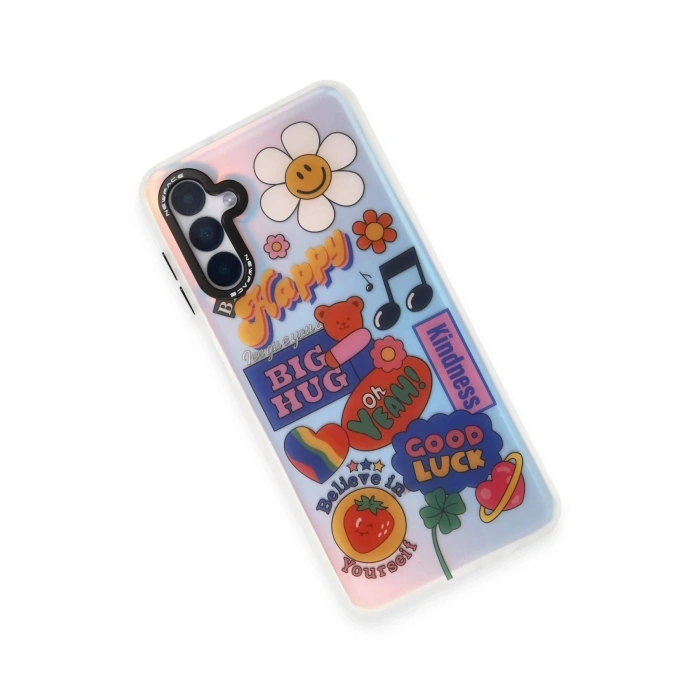 Newface Samsung Galaxy A04S Kılıf Estoril Desenli Kapak - Estoril - 15