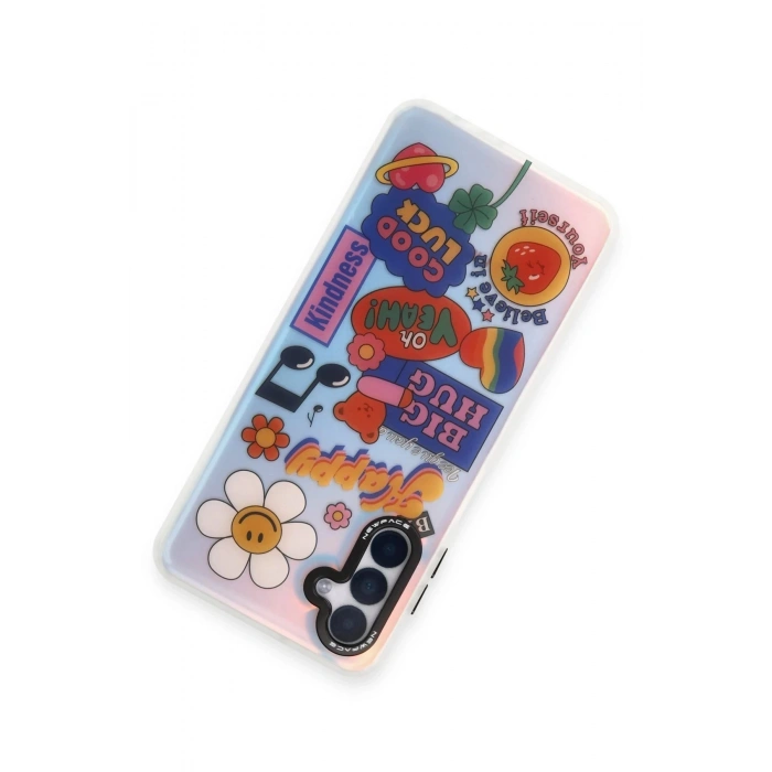 Newface Samsung Galaxy A04S Kılıf Estoril Desenli Kapak - Estoril - 15