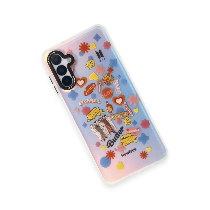 Newface Samsung Galaxy A04S Kılıf Estoril Desenli Kapak - Estoril - 16