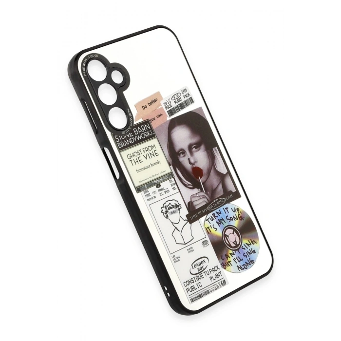 Newface Samsung Galaxy A04S Kılıf Mirror Desenli Kapak - Mirror - 2