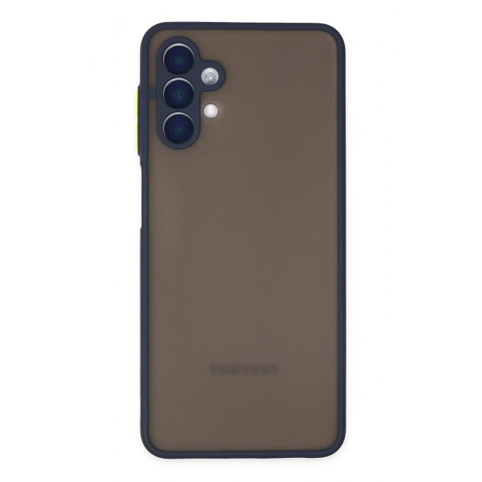 Newface Samsung Galaxy A04S Kılıf Montreal Silikon Kapak - Lacivert