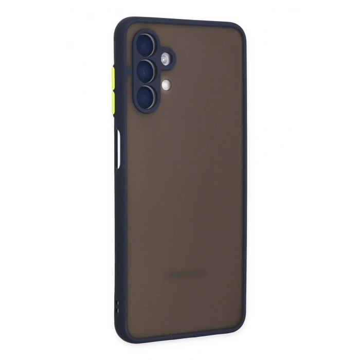 Newface Samsung Galaxy A04S Kılıf Montreal Silikon Kapak - Lacivert