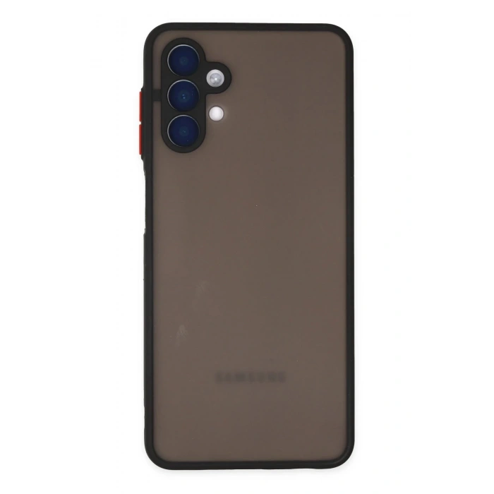 Newface Samsung Galaxy A04S Kılıf Montreal Silikon Kapak - Siyah