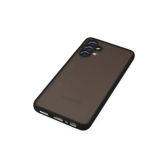 Newface Samsung Galaxy A04S Kılıf Montreal Silikon Kapak - Siyah