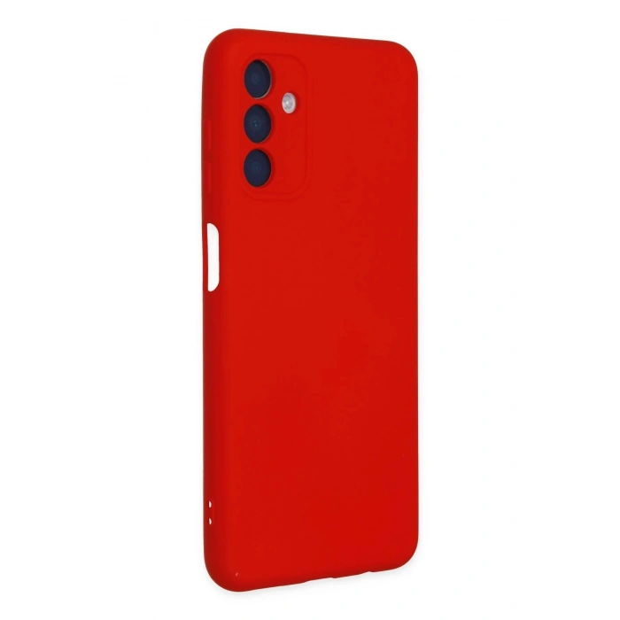 Newface Samsung Galaxy A04S Kılıf Nano içi Kadife Silikon - Kırmızı