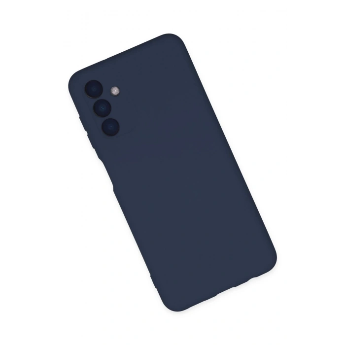 Newface Samsung Galaxy A04S Kılıf Nano içi Kadife Silikon - Lacivert