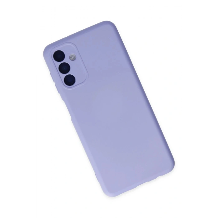 Newface Samsung Galaxy A04S Kılıf Nano içi Kadife Silikon - Lila