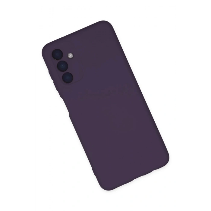 Newface Samsung Galaxy A04S Kılıf Nano içi Kadife Silikon - Mor