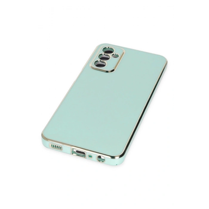 Newface Samsung Galaxy A04S Kılıf Volet Silikon - Açık Yeşil