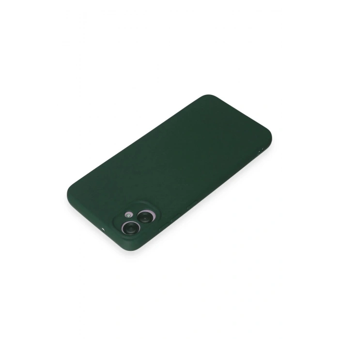 Newface Samsung Galaxy A05 Kılıf First Silikon - Koyu Yeşil