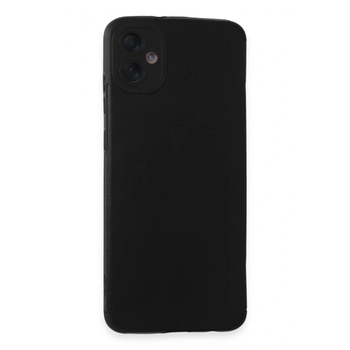 Newface Samsung Galaxy A05 Kılıf Loop Deri Silikon - Siyah