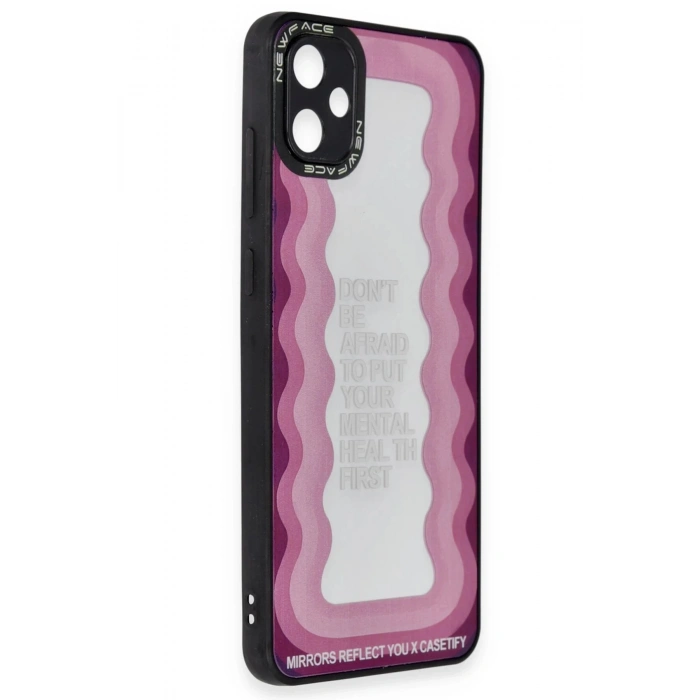Newface Samsung Galaxy A05 Kılıf Mirror Desenli Kapak - Mirror - 11
