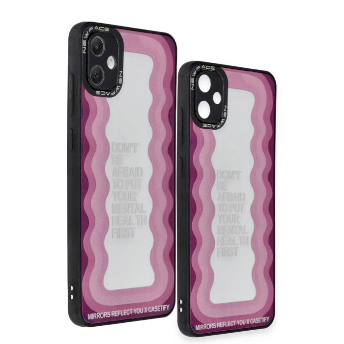 Newface Samsung Galaxy A05 Kılıf Mirror Desenli Kapak - Mirror - 11