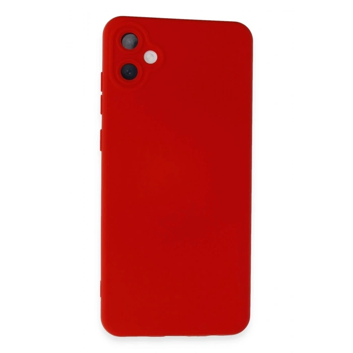 Newface Samsung Galaxy A05 Kılıf Nano içi Kadife Silikon - Kırmızı