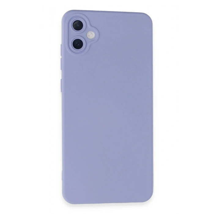 Newface Samsung Galaxy A05 Kılıf Nano içi Kadife Silikon - Lila