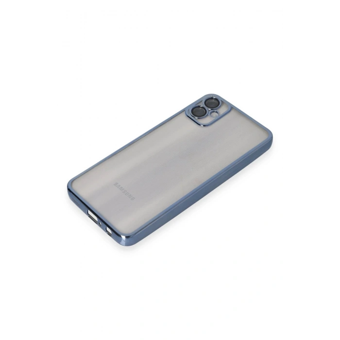 Newface Samsung Galaxy A05 Kılıf Razer Lensli Silikon - Lacivert