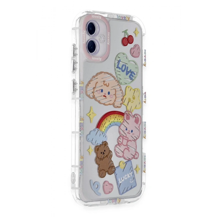 Newface Samsung Galaxy A05 Kılıf Reflexion Desenli Kapak - Desen 4