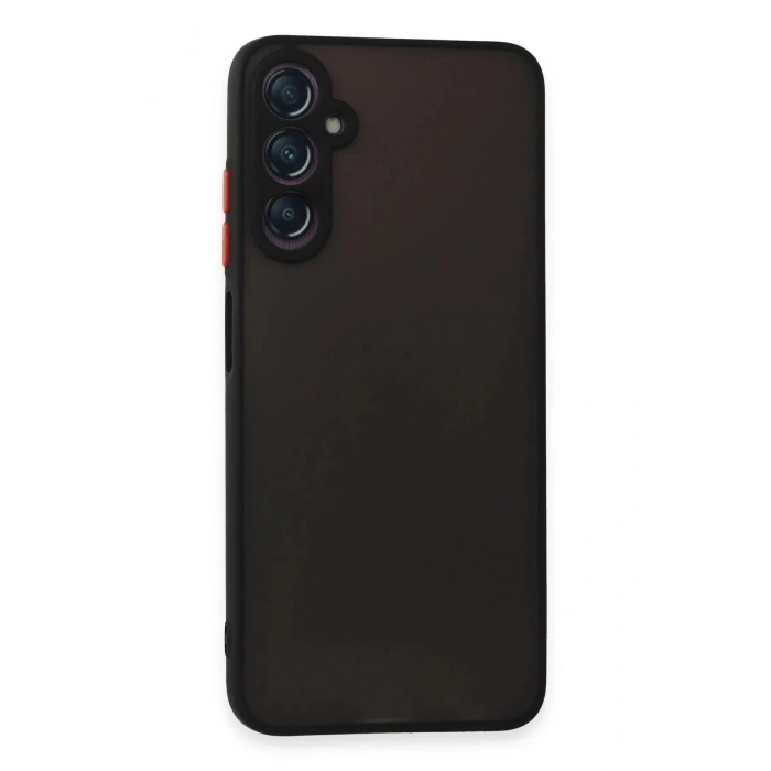 Newface Samsung Galaxy A05S Kılıf Montreal Silikon Kapak - Siyah