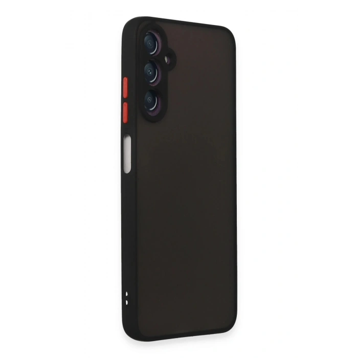 Newface Samsung Galaxy A05S Kılıf Montreal Silikon Kapak - Siyah