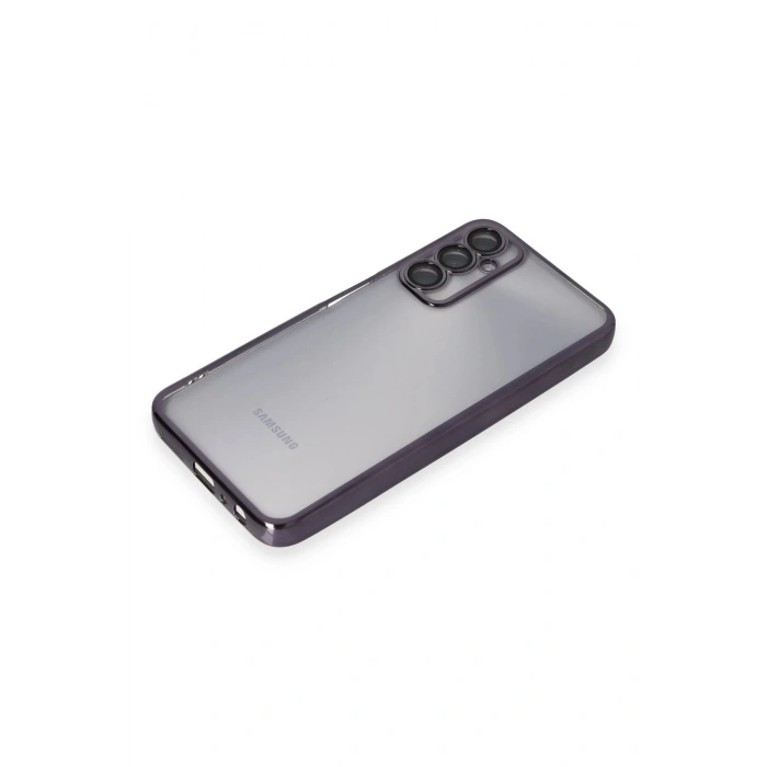 Newface Samsung Galaxy A05S Kılıf Razer Lensli Silikon - Mor