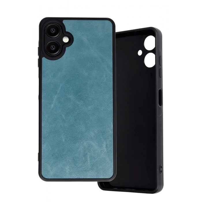 Newface Samsung Galaxy A06 Kılıf Aras Deri Kapak - Açık Yeşil