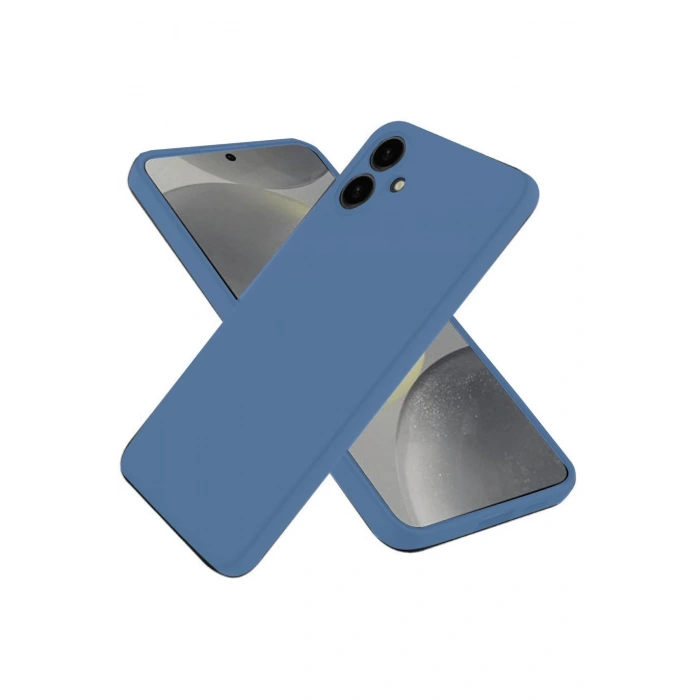 Newface Samsung Galaxy A06 Kılıf First Silikon - Mavi
