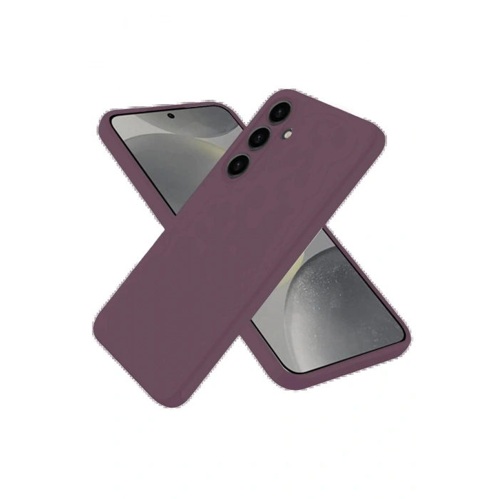 Newface Samsung Galaxy A06 Kılıf First Silikon - Mürdüm