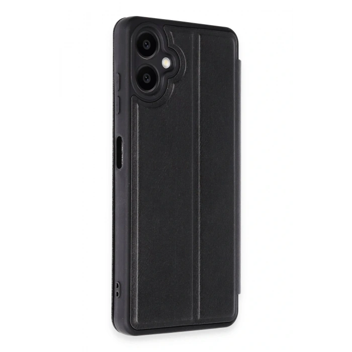Newface Samsung Galaxy A06 Kılıf Flip Cover - Siyah