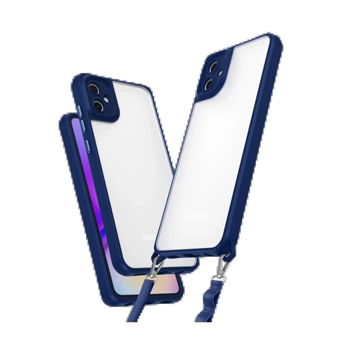 Newface Samsung Galaxy A06 Kılıf Penta Silikon Kılıf - Lacivert