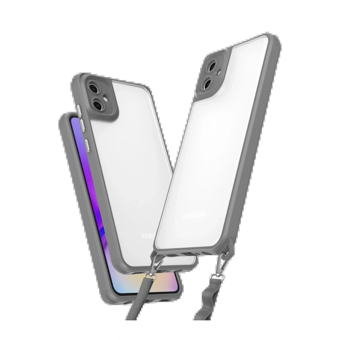 Newface Samsung Galaxy A06 Kılıf Penta Silikon Kılıf - Titan Gri