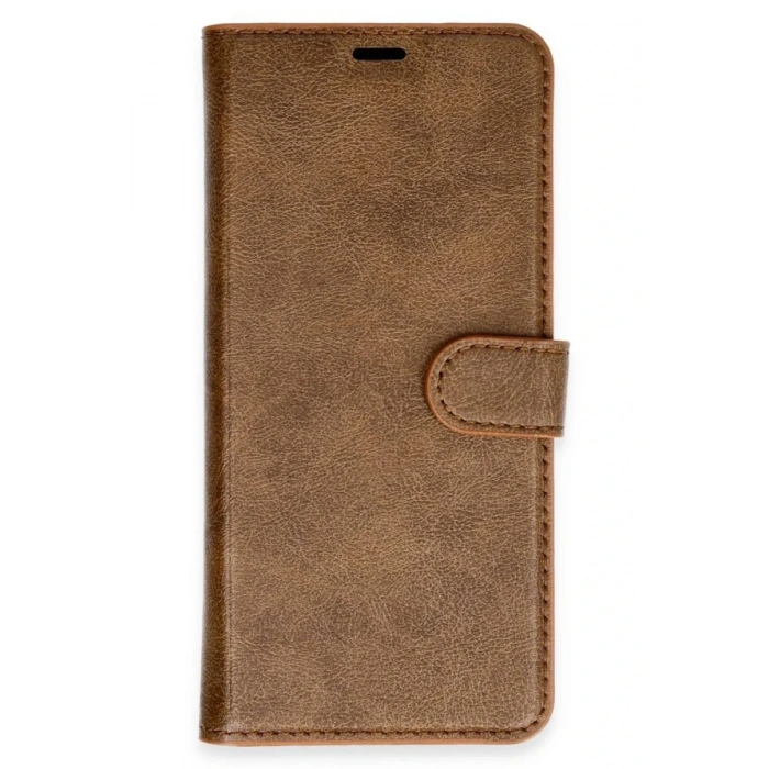 Newface Samsung Galaxy A06 Kılıf Trend S Plus Kapaklı Kılıf - Taba