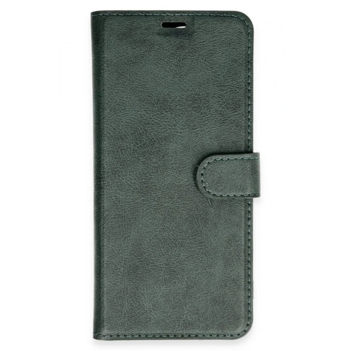 Newface Samsung Galaxy A06 Kılıf Trend S Plus Kapaklı Kılıf - Yeşil