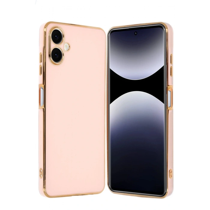 Newface Samsung Galaxy A06 Kılıf Volet Silikon - Pembe