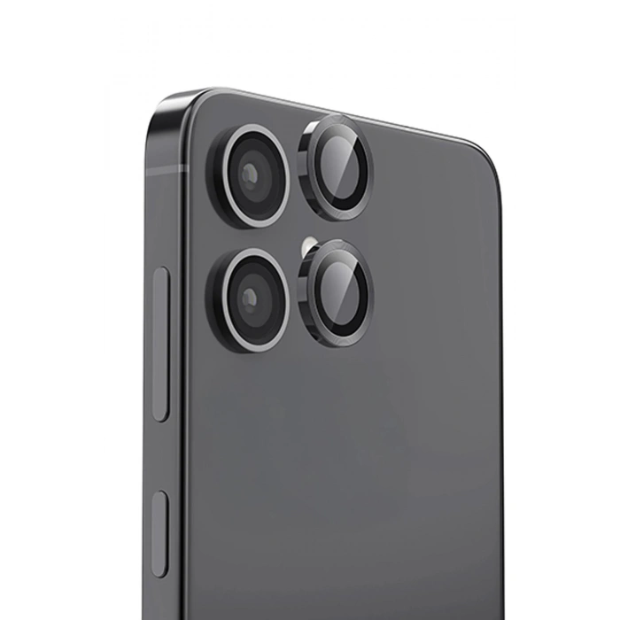 Newface Samsung Galaxy A06 Raze Metal Kamera Lens - Siyah