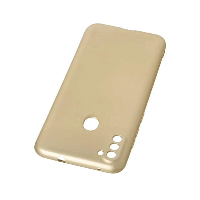 Newface Samsung Galaxy A11 Kılıf First Silikon - Gold