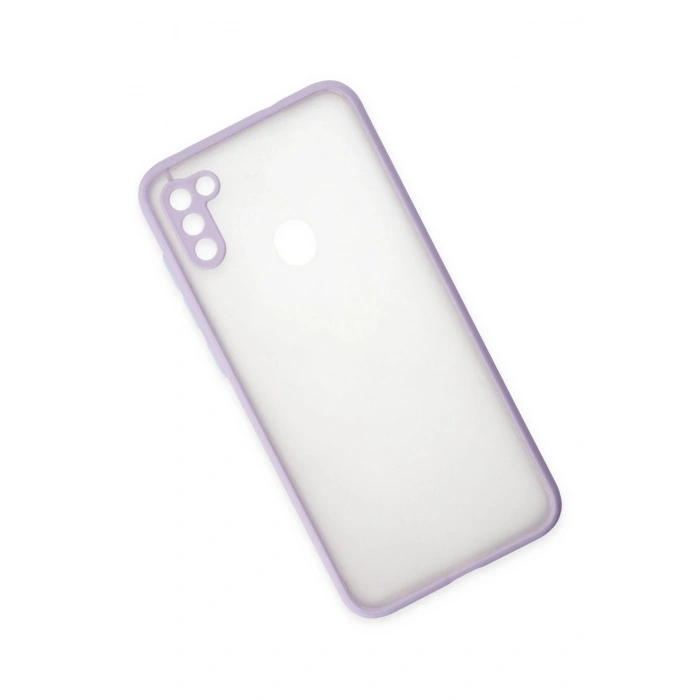 Newface Samsung Galaxy A11 Kılıf Montreal Silikon Kapak - Mor