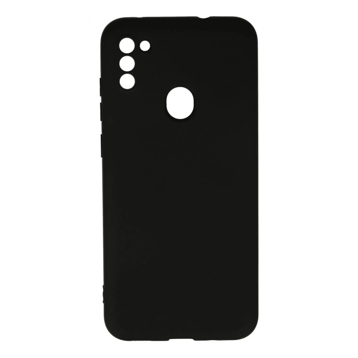 Newface Samsung Galaxy A11 Kılıf Nano içi Kadife Silikon - Siyah