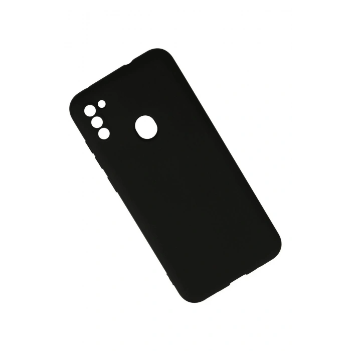 Newface Samsung Galaxy A11 Kılıf Nano içi Kadife Silikon - Siyah