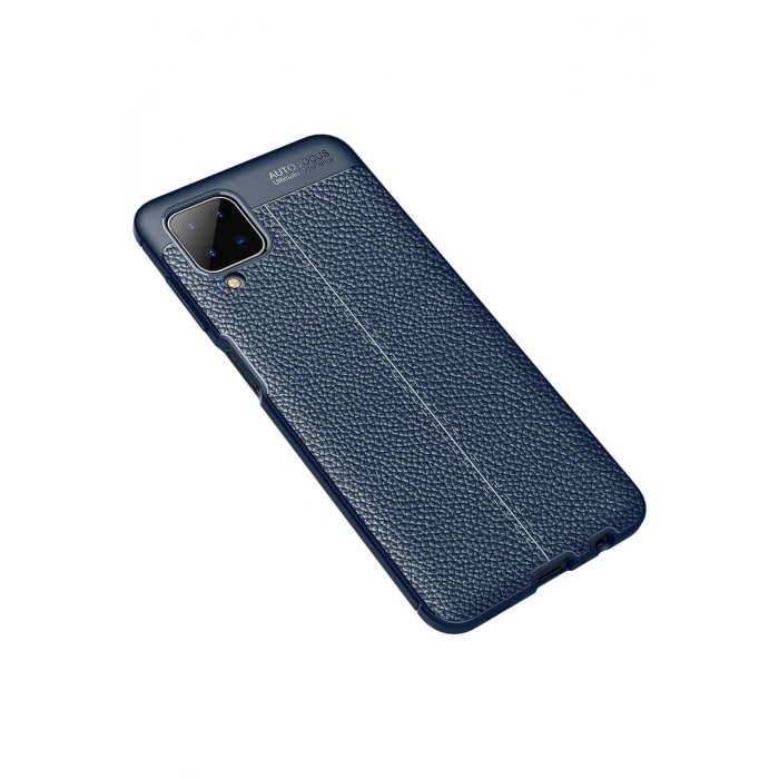 Newface Samsung Galaxy A12 Kılıf Auto Focus Kapak - Lacivert