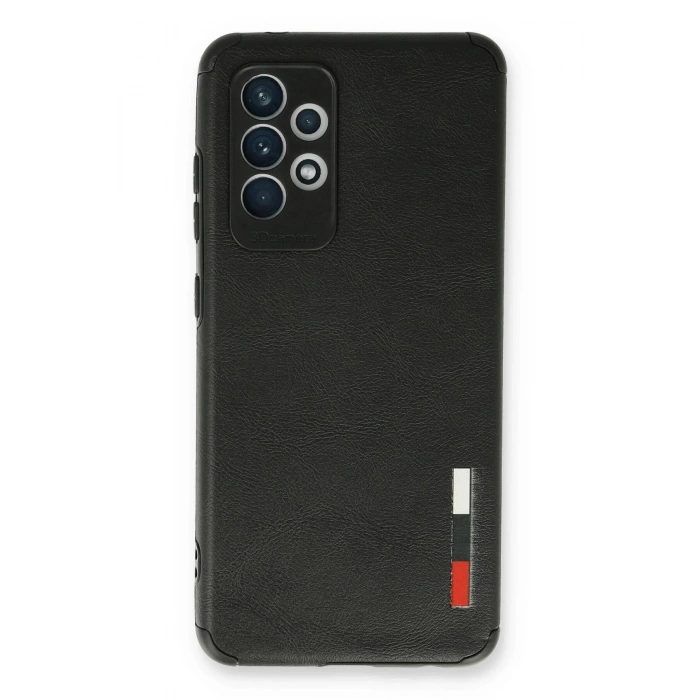 Newface Samsung Galaxy A13 4G Kılıf Loop Deri Silikon - Siyah