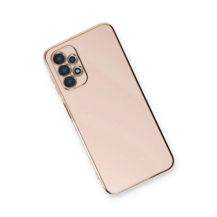 Newface Samsung Galaxy A13 4G Kılıf Volet Silikon - Pembe