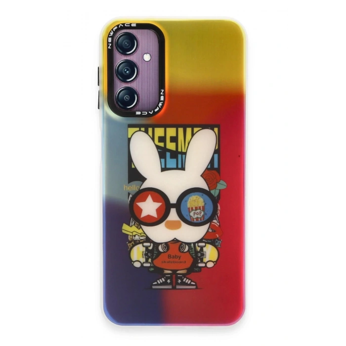 Newface Samsung Galaxy A14 4G Kılıf Estoril Desenli Kapak - Estoril - 10