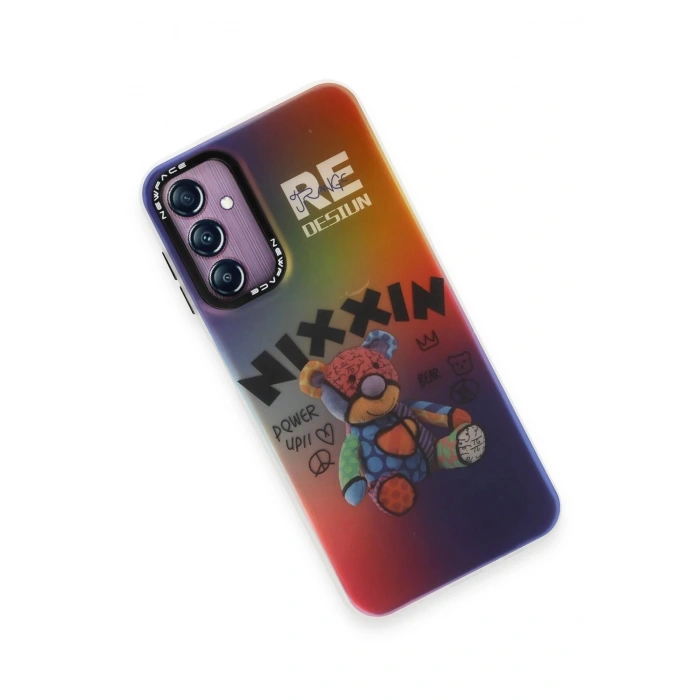 Newface Samsung Galaxy A14 4G Kılıf Estoril Desenli Kapak - Estoril - 11