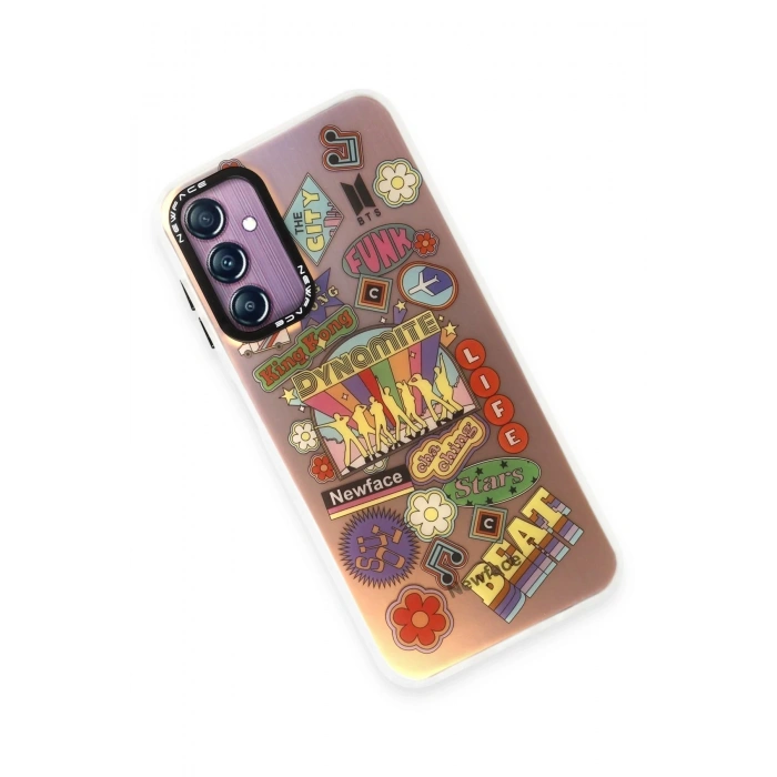 Newface Samsung Galaxy A14 4G Kılıf Estoril Desenli Kapak - Estoril - 14