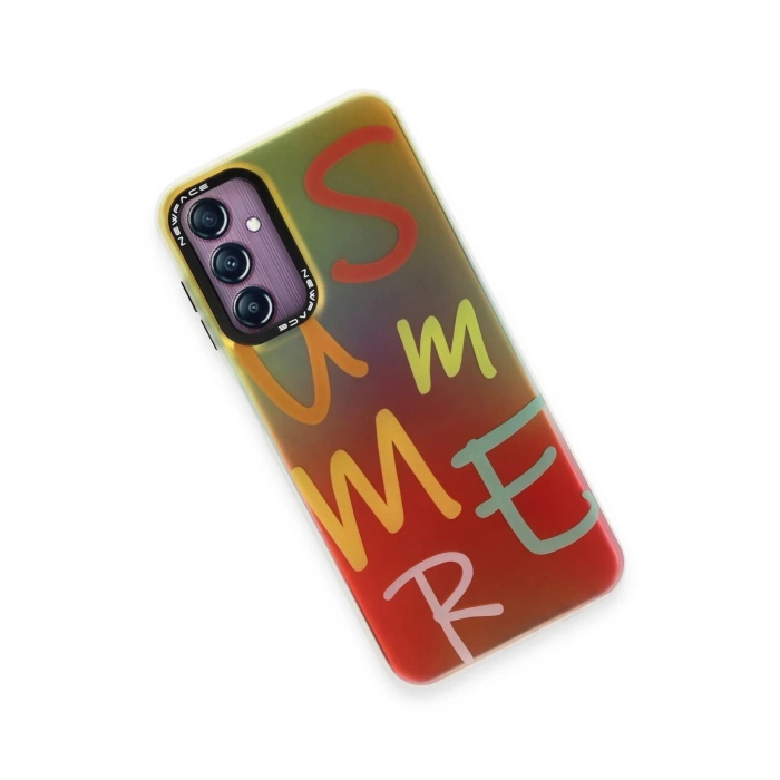 Newface Samsung Galaxy A14 4G Kılıf Estoril Desenli Kapak - Estoril - 3