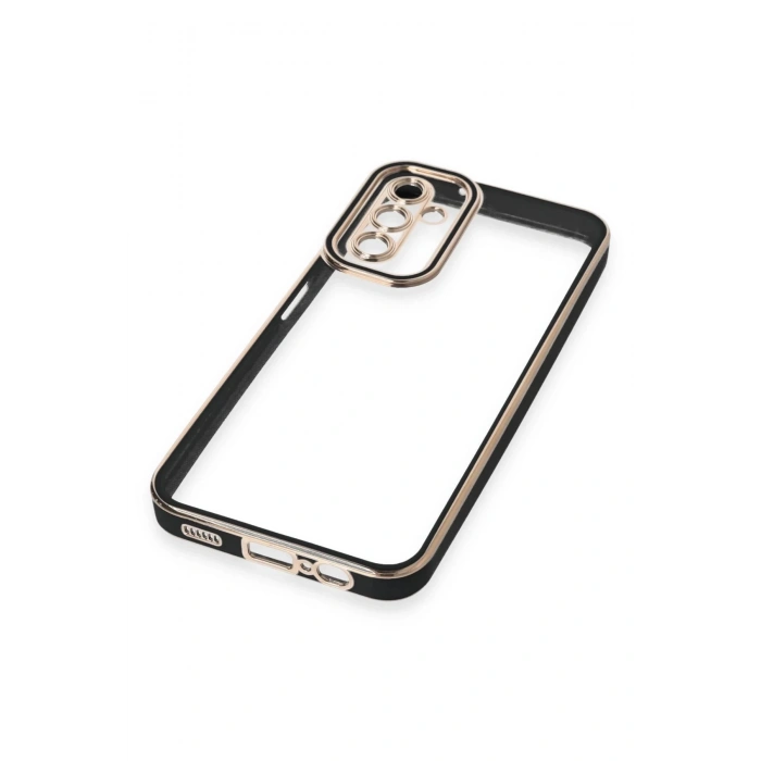 Newface Samsung Galaxy A14 4G Kılıf Liva Lens Silikon - Siyah