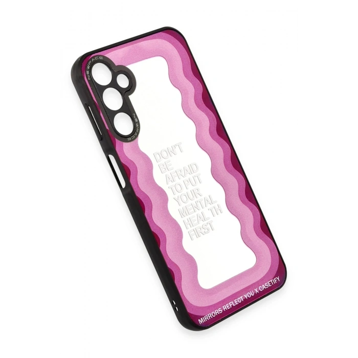 Newface Samsung Galaxy A14 4G Kılıf Mirror Desenli Kapak - Mirror - 11